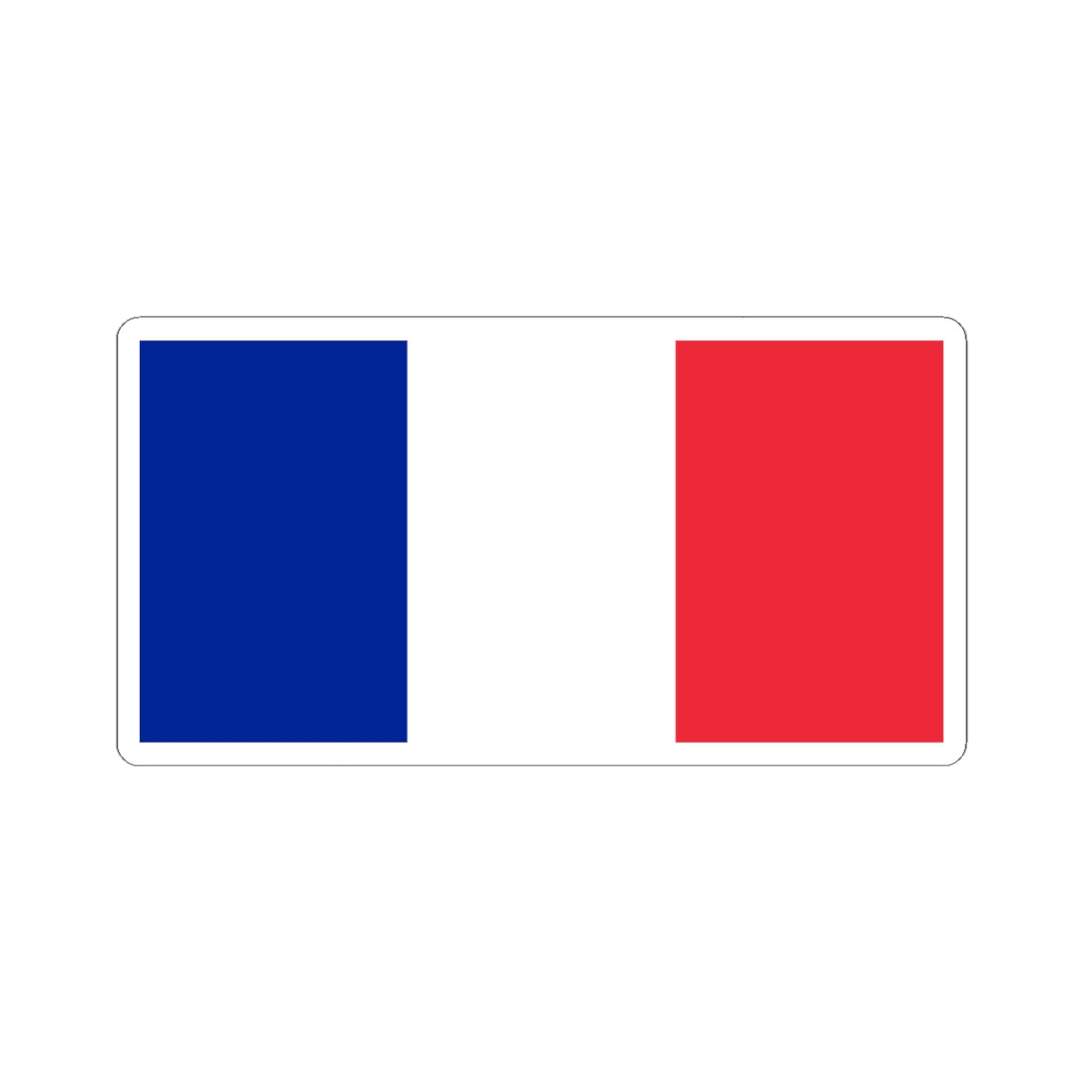 Flag of France 2-1 (France) STICKER Vinyl Kiss-Cut Decal