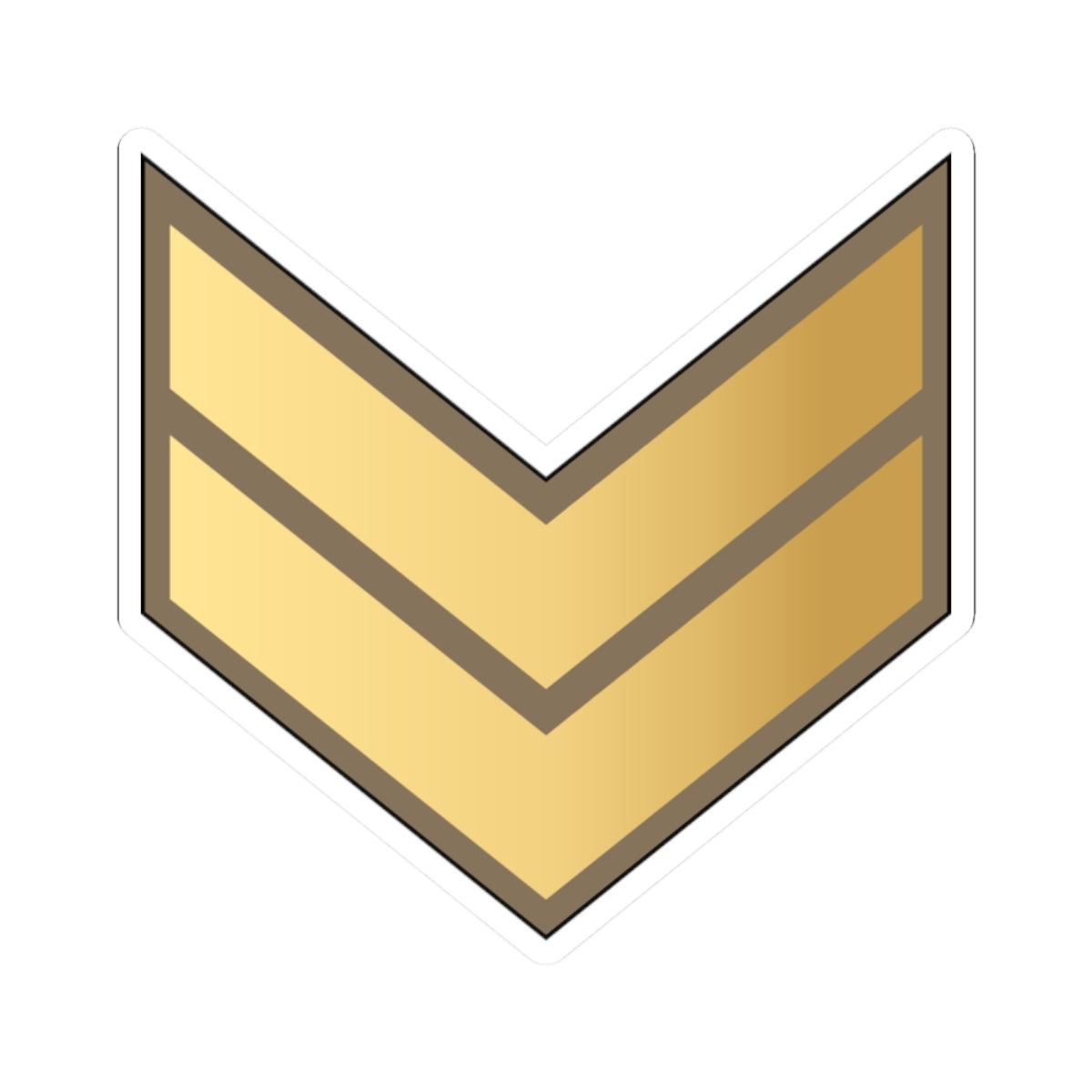 02. KLF CPL (Kuwait) (Military Rank) STICKER Vinyl Kiss-Cut Decal