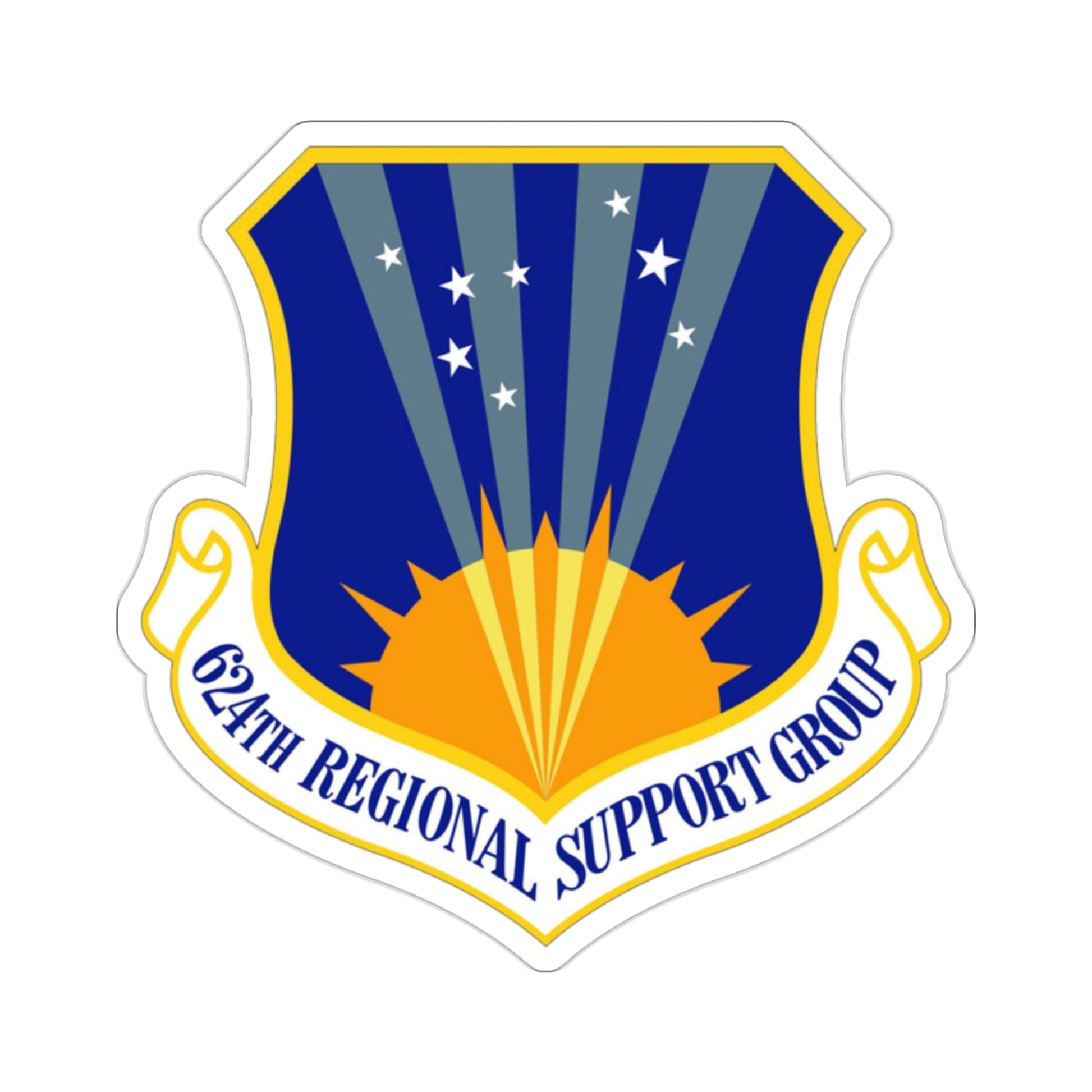 624th Regional Support Group (U.S. Air Force) STICKER Vinyl Die-Cut Decal-2 Inch-The Sticker Space