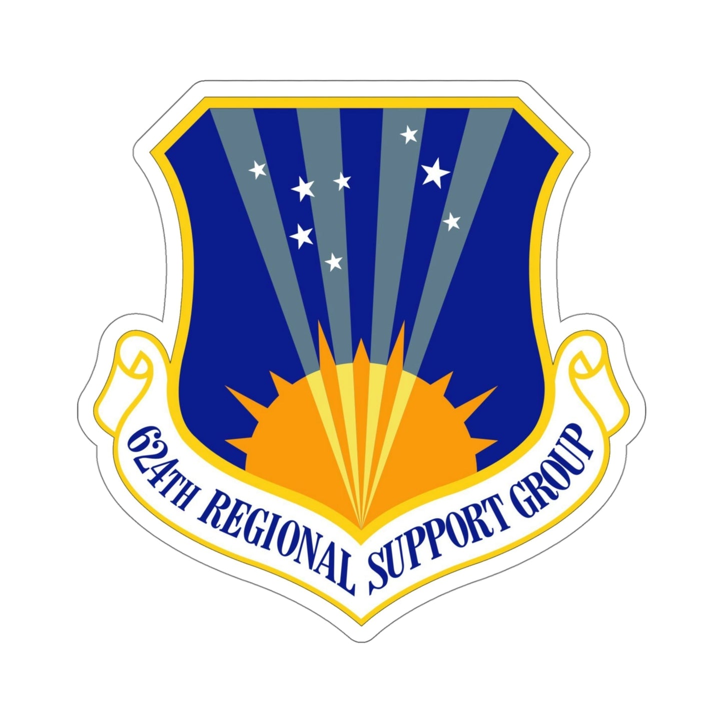 624th Regional Support Group (U.S. Air Force) STICKER Vinyl Die-Cut Decal-5 Inch-The Sticker Space