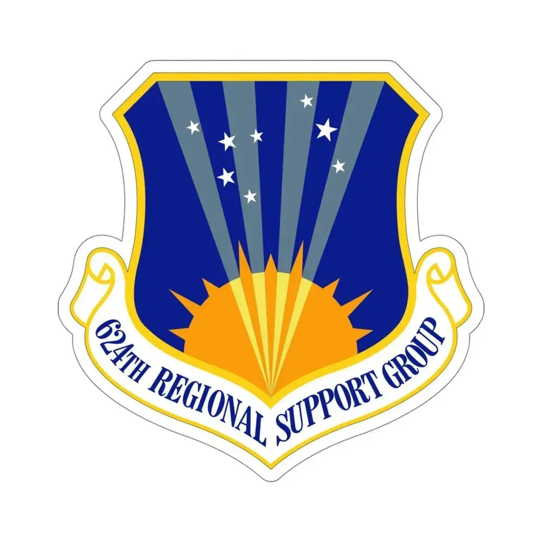 624th Regional Support Group (U.S. Air Force) STICKER Vinyl Die-Cut Decal 5 Inch - The Sticker Space