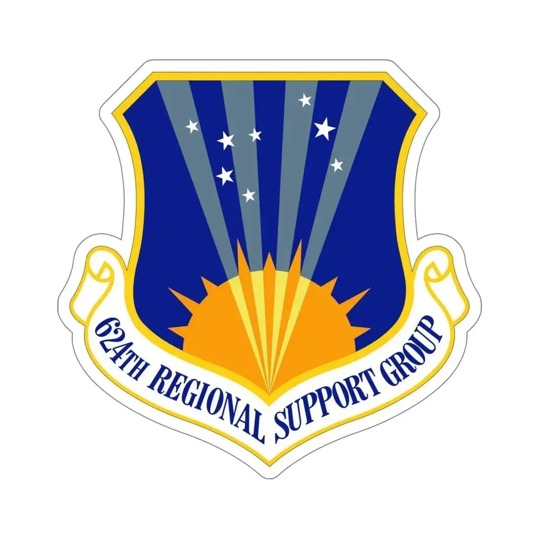 624th Regional Support Group (U.S. Air Force) STICKER Vinyl Die-Cut Decal 6 Inch - The Sticker Space