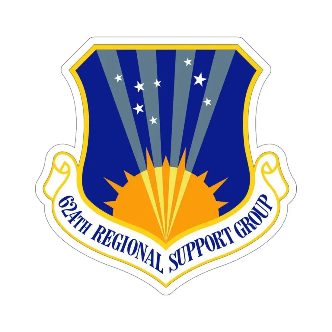 624th Regional Support Group (U.S. Air Force) STICKER Vinyl Die-Cut Decal - The Sticker Space