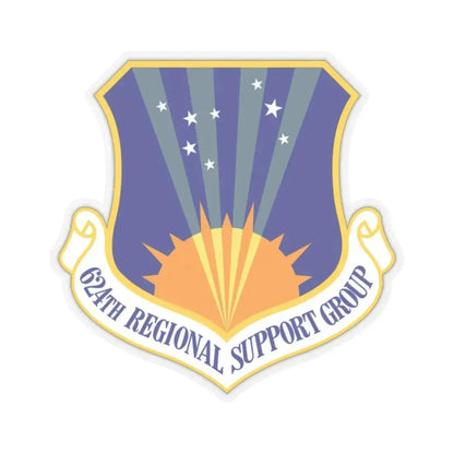 624th Regional Support Group (U.S. Air Force) STICKER Vinyl Kiss-Cut Decal 2 Inch Transparent - The Sticker Space