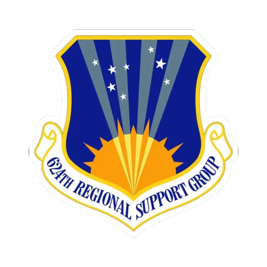 624th Regional Support Group (U.S. Air Force) STICKER Vinyl Kiss-Cut Decal 2 Inch White - The Sticker Space