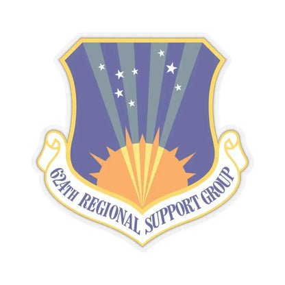 624th Regional Support Group (U.S. Air Force) STICKER Vinyl Kiss-Cut Decal 4 Inch Transparent - The Sticker Space