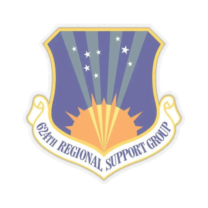624th Regional Support Group (U.S. Air Force) STICKER Vinyl Kiss-Cut Decal 6 Inch Transparent - The Sticker Space