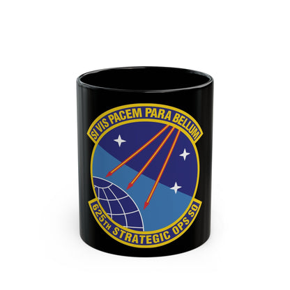 625 Strategic Operations Sq AFGSC (U.S. Air Force) Black Coffee Mug-11oz-The Sticker Space