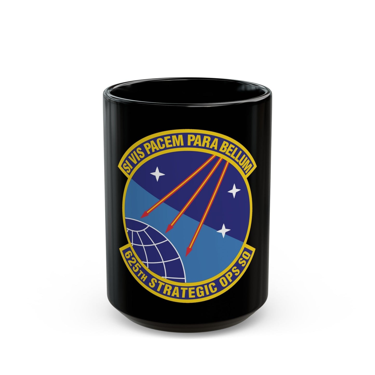 625 Strategic Operations Sq AFGSC (U.S. Air Force) Black Coffee Mug-15oz-The Sticker Space