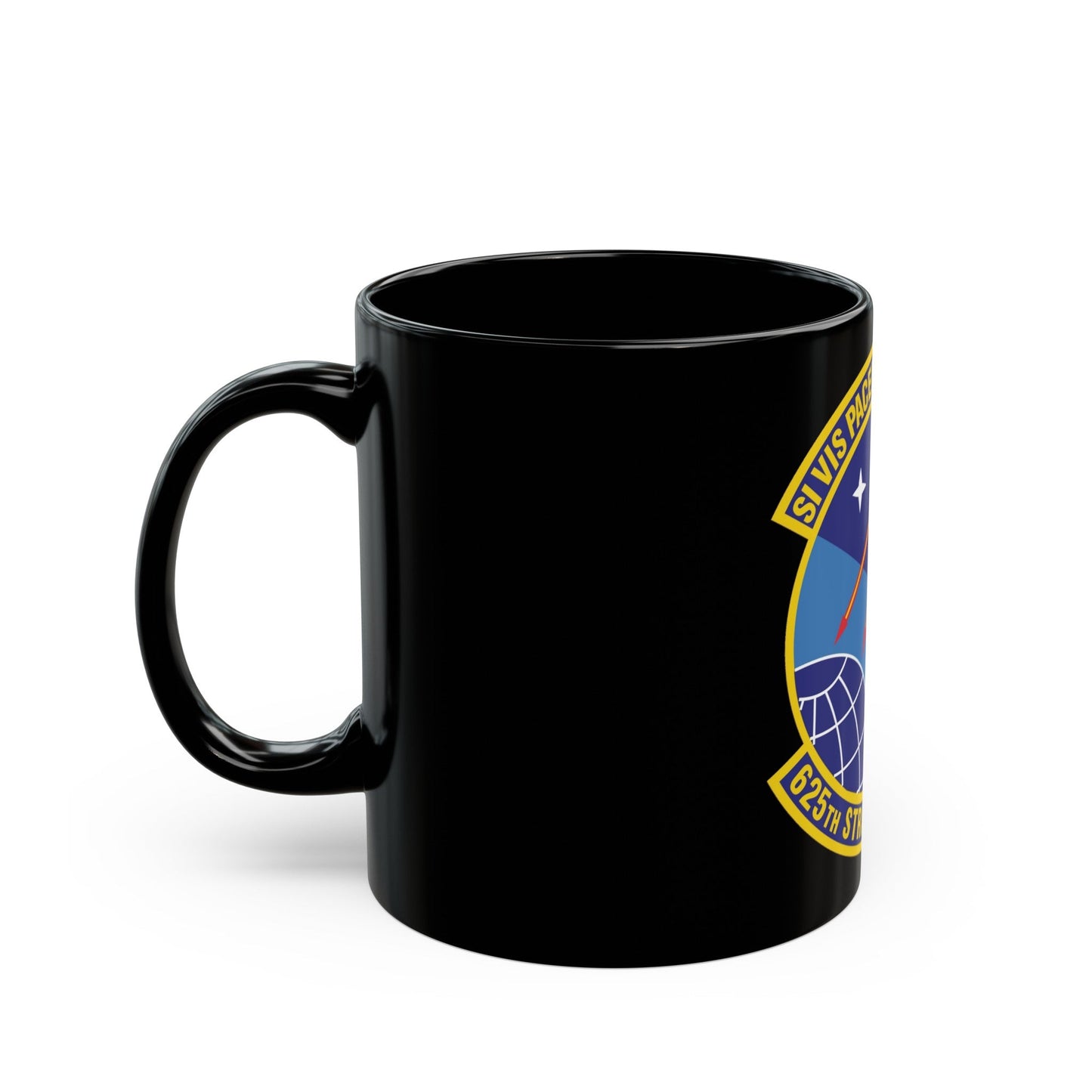 625 Strategic Operations Sq AFGSC (U.S. Air Force) Black Coffee Mug-The Sticker Space