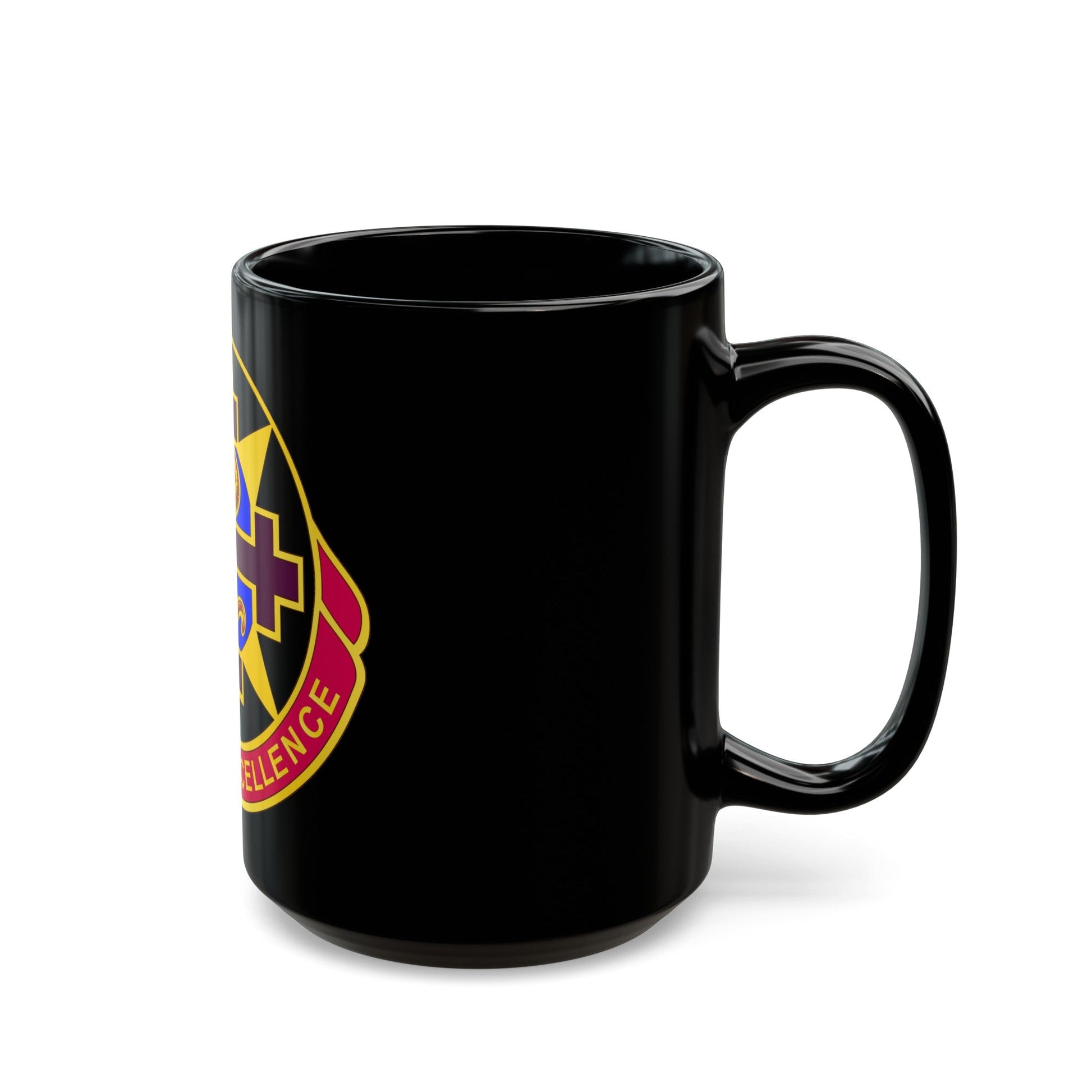 6250 US Hospital (U.S. Army) Black Coffee Mug-The Sticker Space