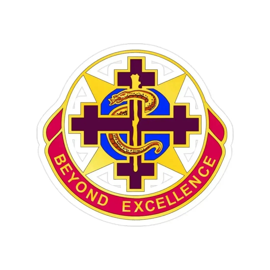 6250 US Hospital (U.S. Army) Transparent STICKER Die-Cut Vinyl Decal 2 Inch - The Sticker Space