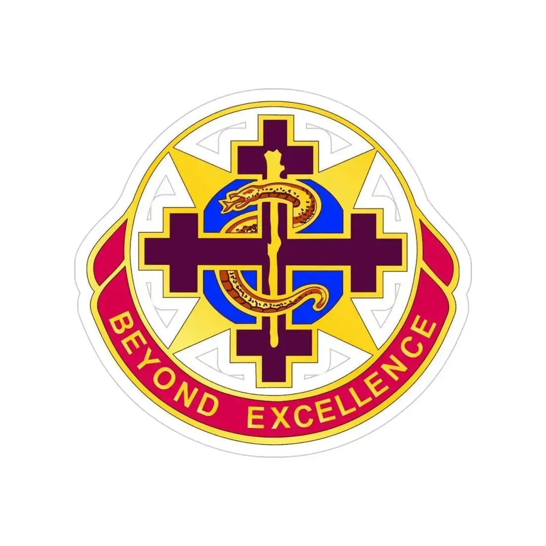 6250 US Hospital (U.S. Army) Transparent STICKER Die-Cut Vinyl Decal - The Sticker Space