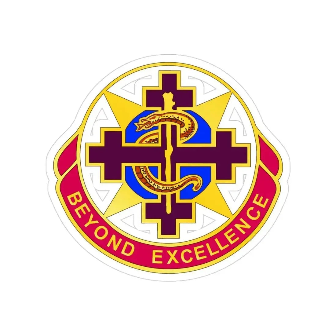 6250 US Hospital (U.S. Army) Transparent STICKER Die-Cut Vinyl Decal - The Sticker Space
