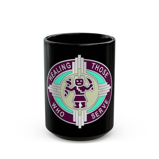 6251 US Hospital (U.S. Army) Black Coffee Mug-15oz-The Sticker Space