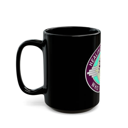 6251 US Hospital (U.S. Army) Black Coffee Mug-The Sticker Space