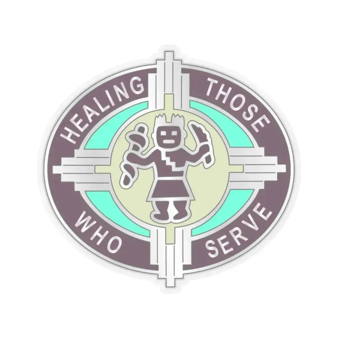 6251 US Hospital (U.S. Army) STICKER Vinyl Kiss-Cut Decal 2 Inch Transparent - The Sticker Space