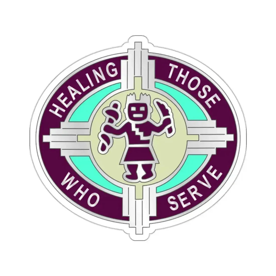 6251 US Hospital (U.S. Army) STICKER Vinyl Kiss-Cut Decal 2 Inch White - The Sticker Space