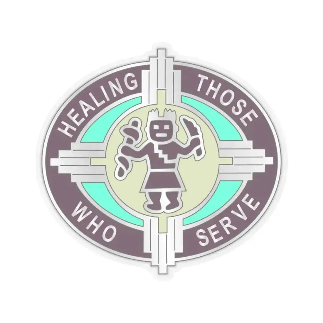 6251 US Hospital (U.S. Army) STICKER Vinyl Kiss-Cut Decal 4 Inch Transparent - The Sticker Space