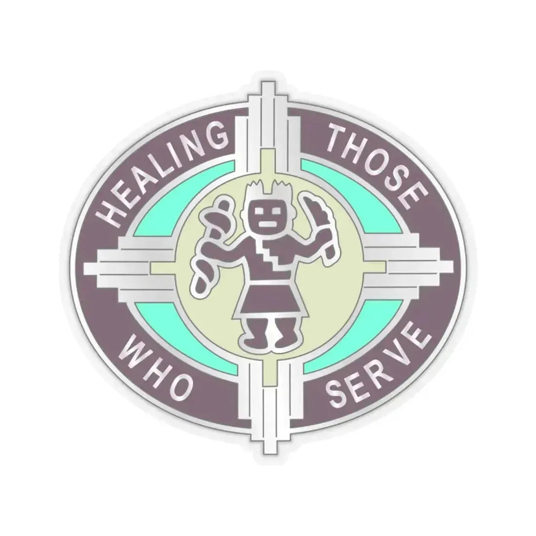 6251 US Hospital (U.S. Army) STICKER Vinyl Kiss-Cut Decal 6 Inch Transparent - The Sticker Space