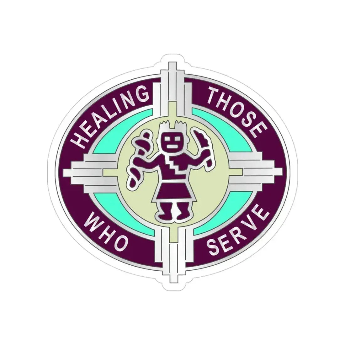 6251 US Hospital (U.S. Army) Transparent STICKER Die-Cut Vinyl Decal 4 Inch - The Sticker Space