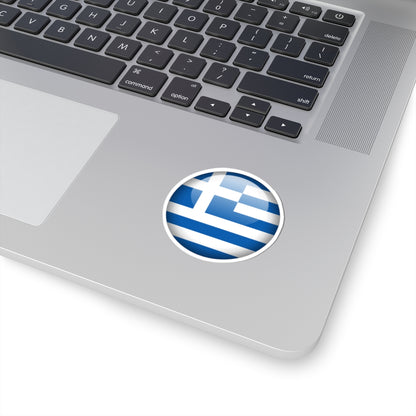 Flag orb Greece (Greece) STICKER Vinyl Kiss-Cut Decal