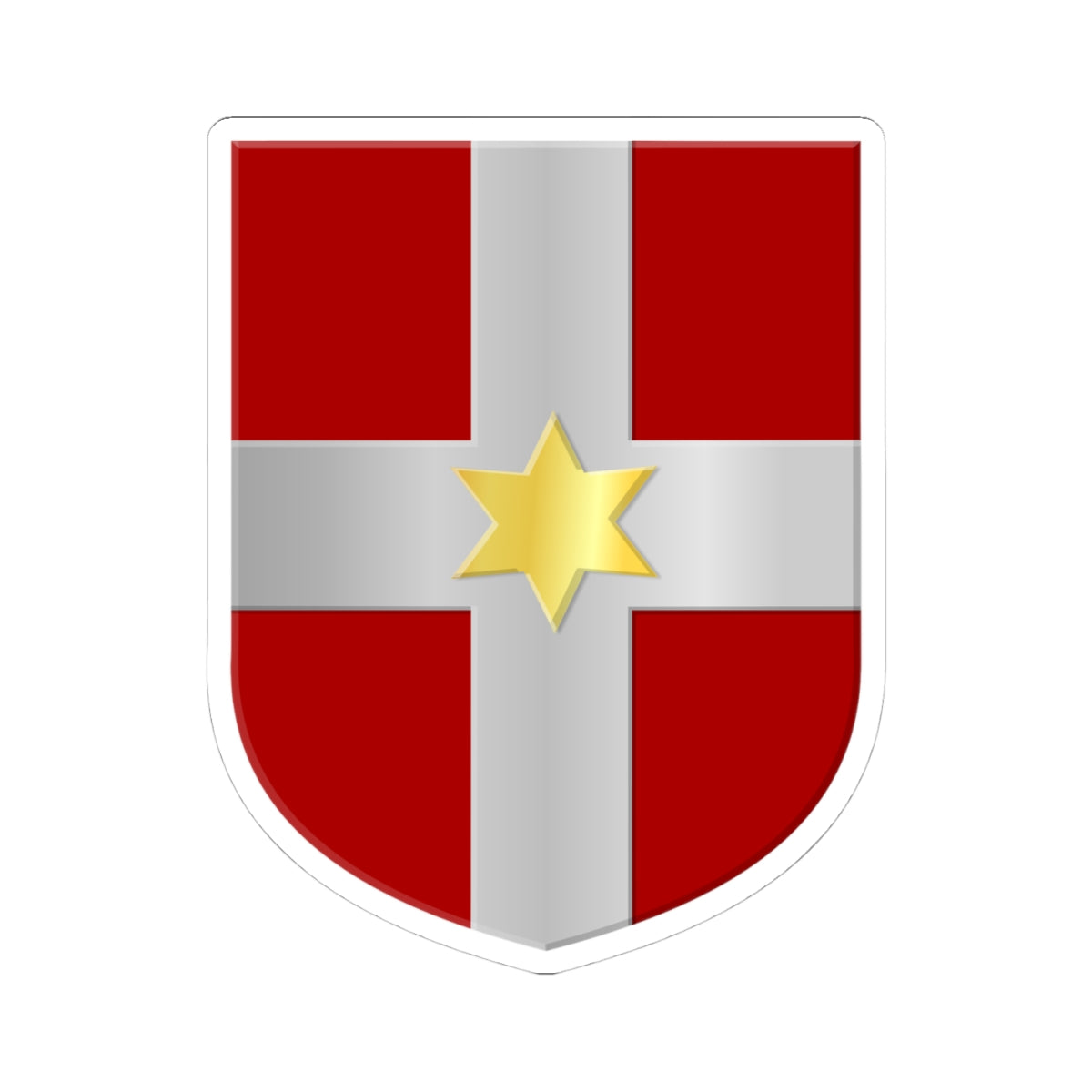 Ambt Vollenhove wapen (Netherlands) (Coat of Arms) STICKER Vinyl Kiss-Cut Decal