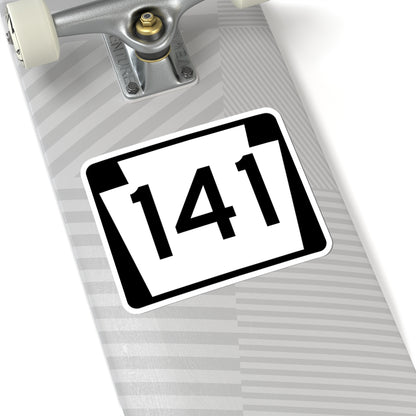 PA-141 (Pennsylvania) (Road Sign) STICKER Vinyl Kiss-Cut Decal