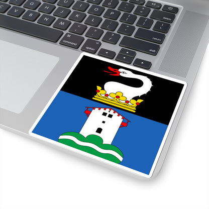 CHE Schwende-Rute Flag (Switzerland) STICKER Vinyl Kiss-Cut Decal