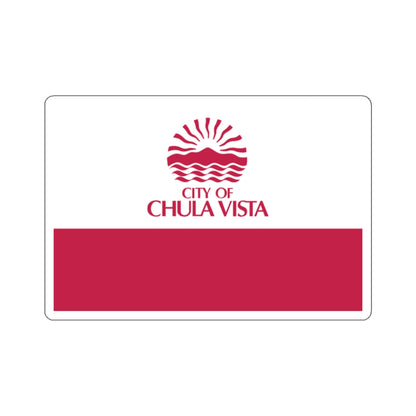 Flag of Chula Vista, California - STICKER Vinyl Kiss-Cut Decal