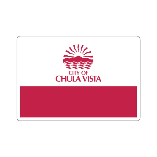 Flag of Chula Vista, California - STICKER Vinyl Kiss-Cut Decal