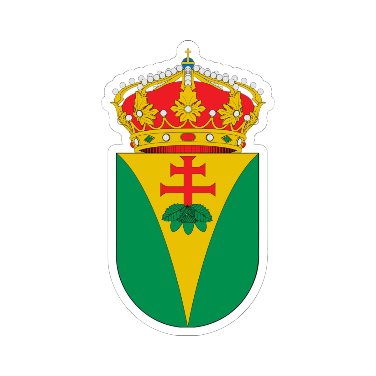 Escudo de Codos (Spain) (Coat of Arms) STICKER Vinyl Kiss-Cut Decal