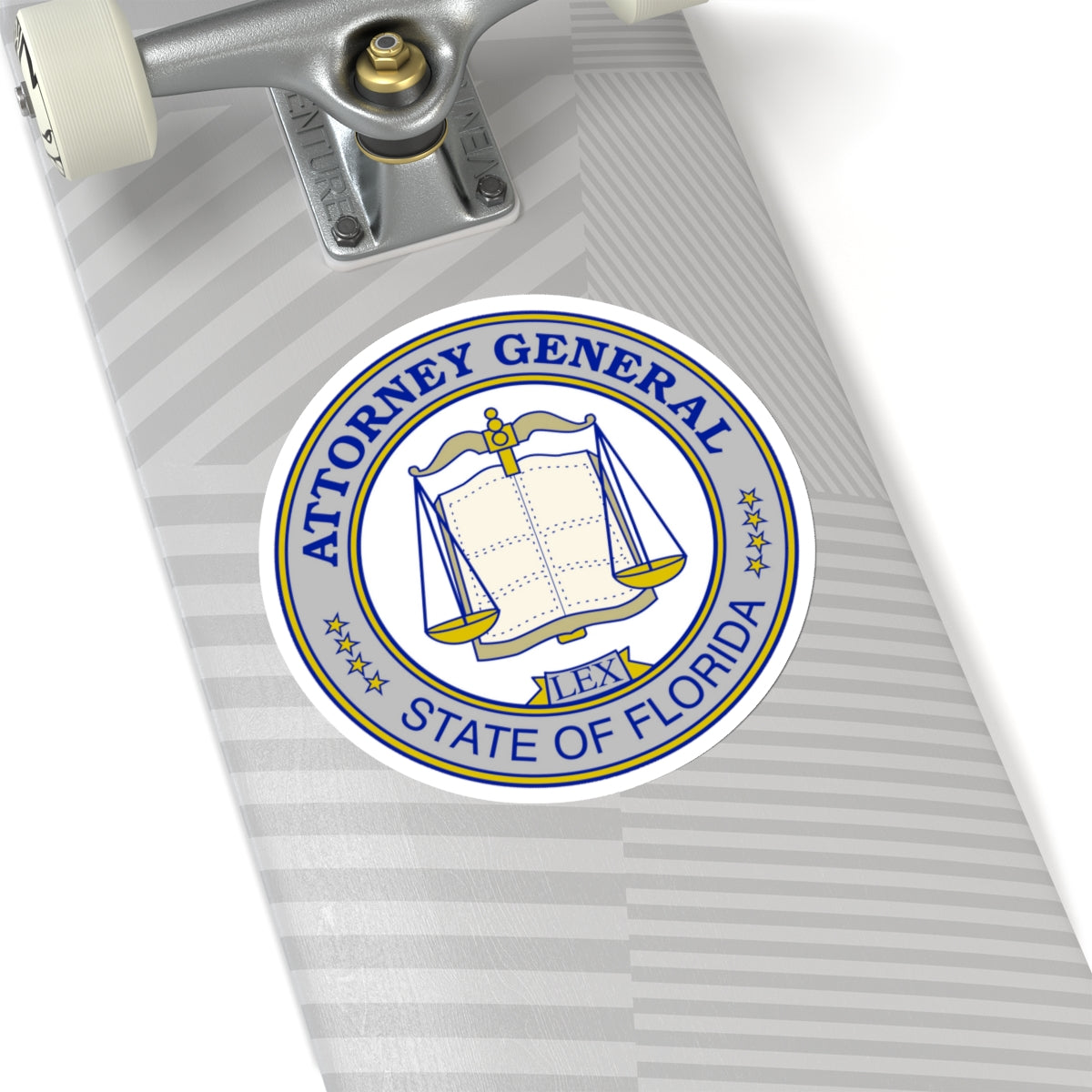 Seal of the Attorney General of Florida - STICKER Vinyl Kiss-Cut Decal