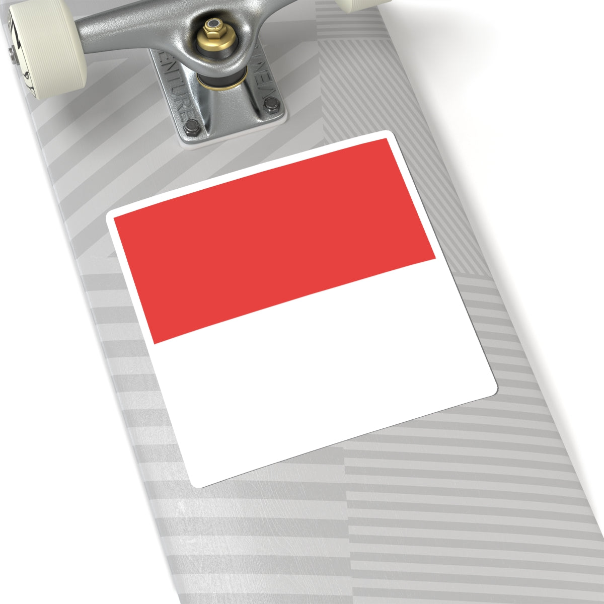 Flag of Canton of Solothurn (Switzerland) STICKER Vinyl Kiss-Cut Decal