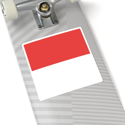 Flag of Canton of Solothurn (Switzerland) STICKER Vinyl Kiss-Cut Decal