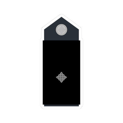 Naramenica odore pozornika HRZ i PZO (Croatia) (Military Rank) STICKER Vinyl Kiss-Cut Decal