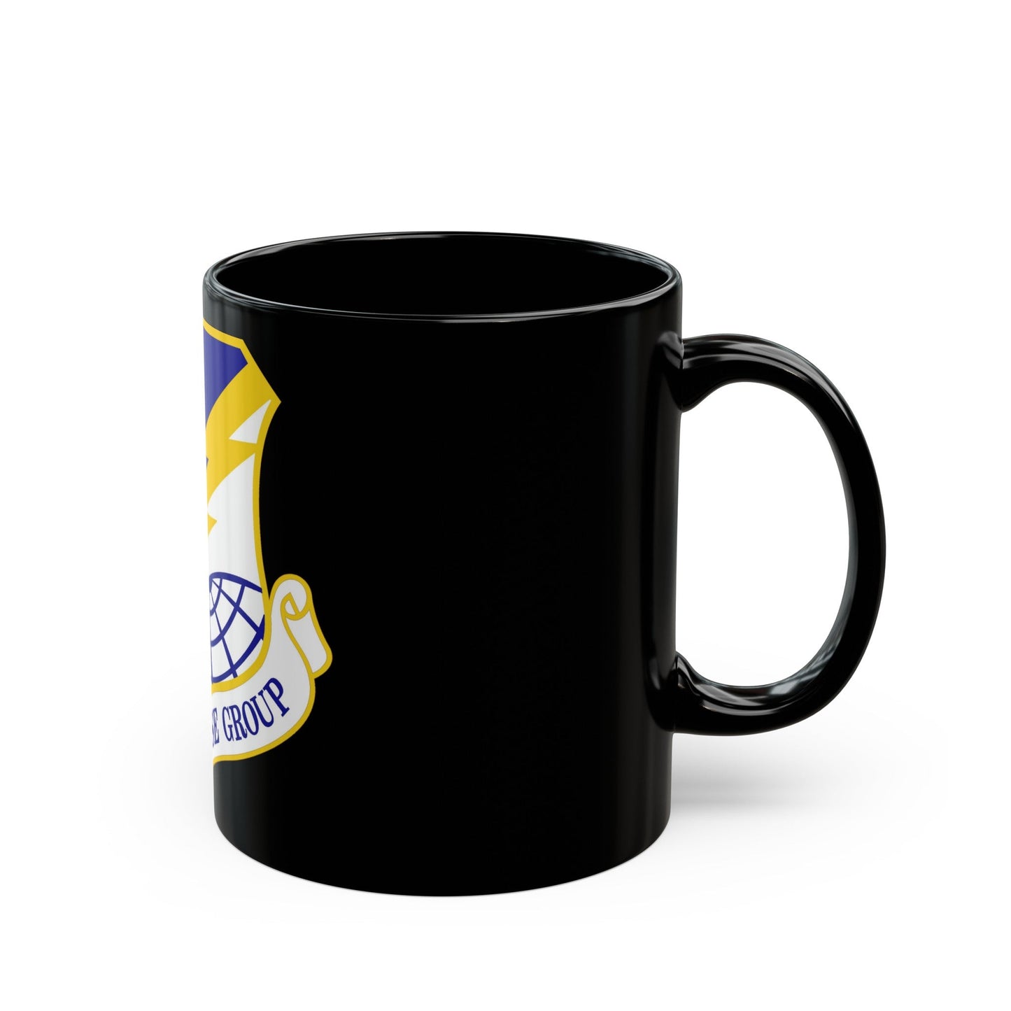 627 Air Base Group AMC (U.S. Air Force) Black Coffee Mug-The Sticker Space