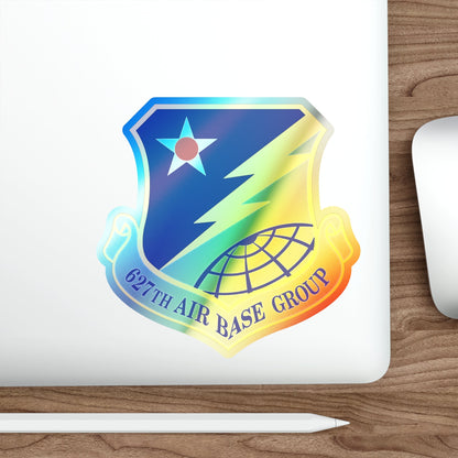 627 Air Base Group AMC (U.S. Air Force) Holographic STICKER Die-Cut Vinyl Decal-The Sticker Space