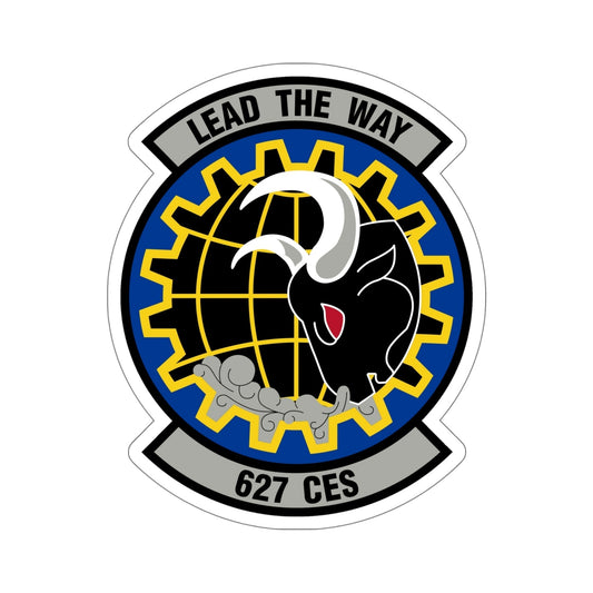 627 Civil Engineer Squadron AMC (U.S. Air Force) STICKER Vinyl Die-Cut Decal-6 Inch-The Sticker Space