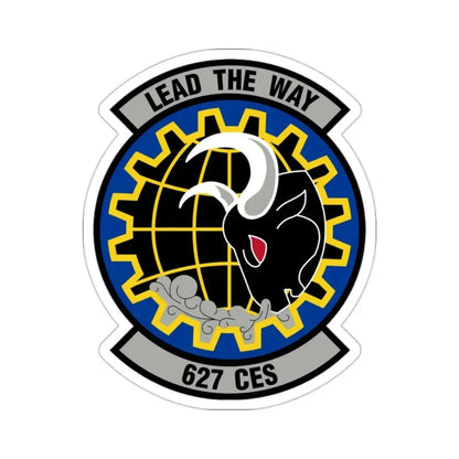 627 Civil Engineer Squadron AMC (U.S. Air Force) STICKER Vinyl Die-Cut Decal - The Sticker Space