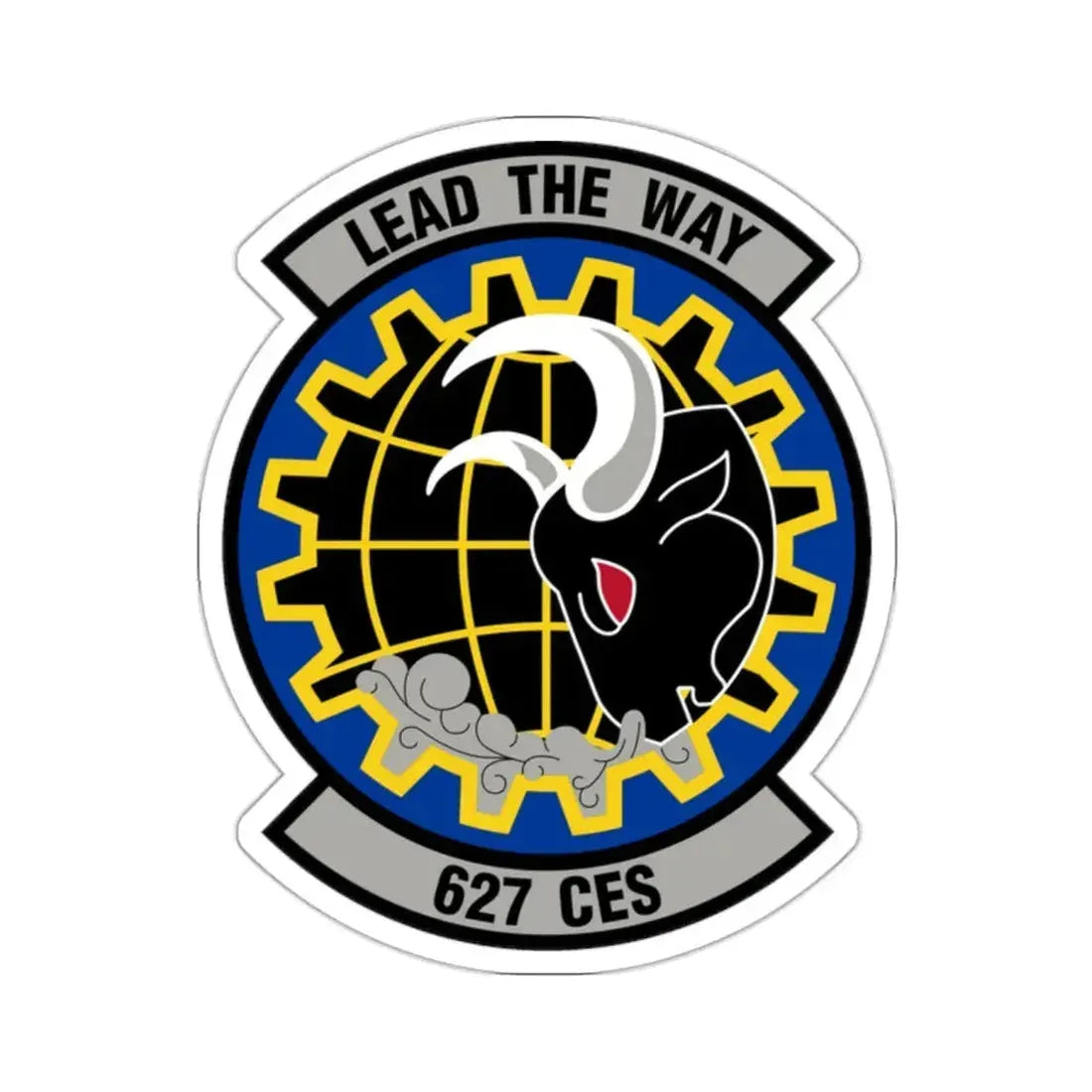 627 Civil Engineer Squadron AMC (U.S. Air Force) STICKER Vinyl Kiss-Cut Decal - The Sticker Space