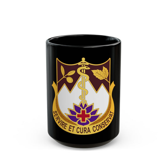 627 Hospital Center (U.S. Army) Black Coffee Mug-15oz-The Sticker Space