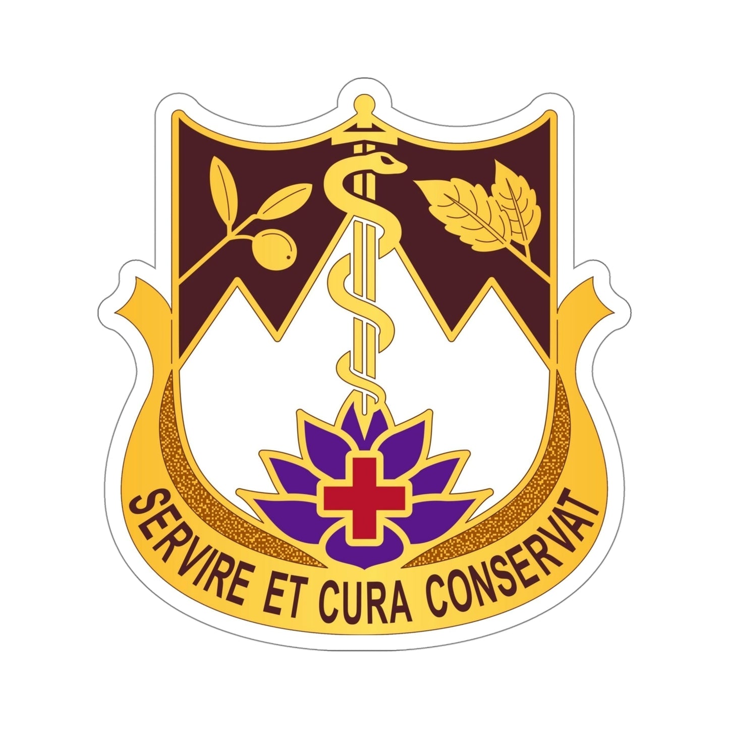 627 Hospital Center (U.S. Army) STICKER Vinyl Die-Cut Decal-5 Inch-The Sticker Space