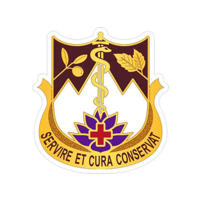 627 Hospital Center (U.S. Army) Transparent STICKER Die-Cut Vinyl Decal - The Sticker Space
