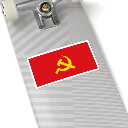 Banner of the Communist Party of Kampuchea (Cambodia) STICKER Vinyl Kiss-Cut Decal