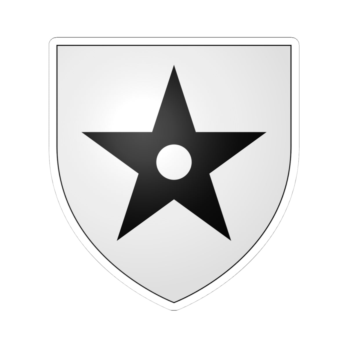 Armorial Assheton of Downham Hall Barons Clitheroe (England) (Coat of Arms) STICKER Vinyl Kiss-Cut Decal