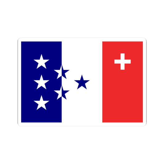 Former Romand Movement Flag (Switzerland) STICKER Vinyl Kiss-Cut Decal