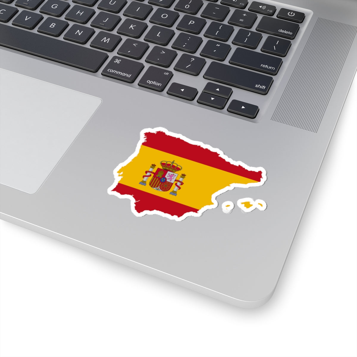 Flag map of Greater Spain (Spain) STICKER Vinyl Kiss-Cut Decal