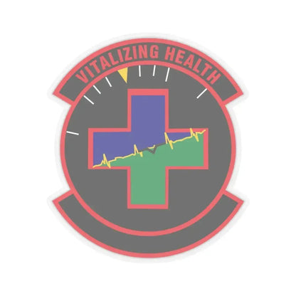 628 Healthcare Operations Squadron AMC (U.S. Air Force) STICKER Vinyl Kiss-Cut Decal 3 Inch Transparent - The Sticker Space