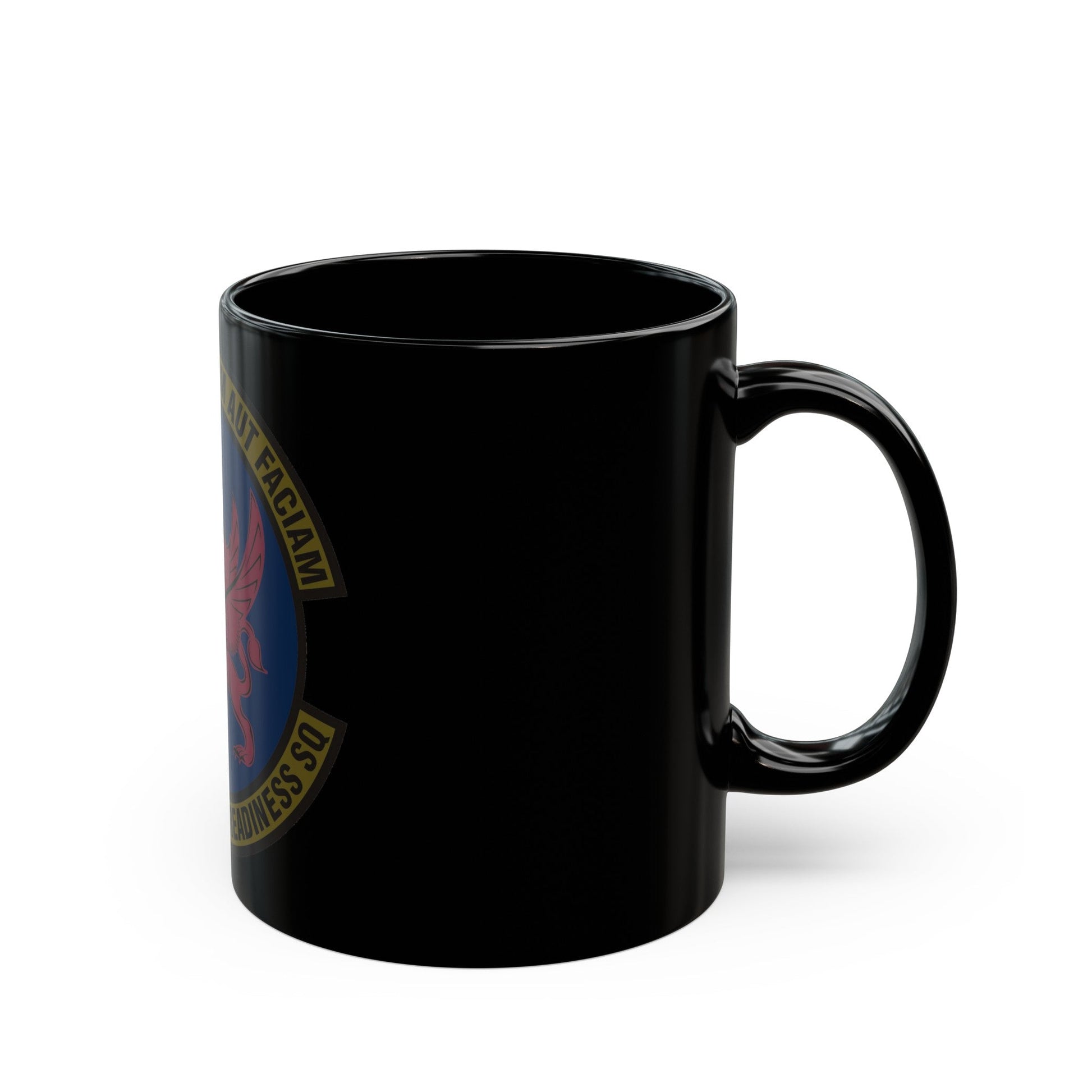 628 Logistics Readiness Squadron AMC (U.S. Air Force) Black Coffee Mug-The Sticker Space